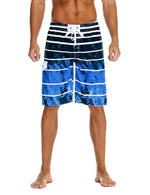 Load image into Gallery viewer, Men&#39;s Beachwear Summer Holiday Swim Trunks Quick Dry Striped
