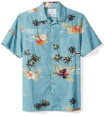 Load image into Gallery viewer, Non-Branded Men&#39;s Standard-Fit 100% Cotton Tropical Hawaiian Shirt
