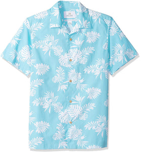 Non-Branded Men's Standard-Fit 100% Cotton Tropical Hawaiian Shirt