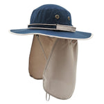 Load image into Gallery viewer, Mens Sun Hat with Neck Flap Quick Dry UV Protection Caps Fishing Hat
